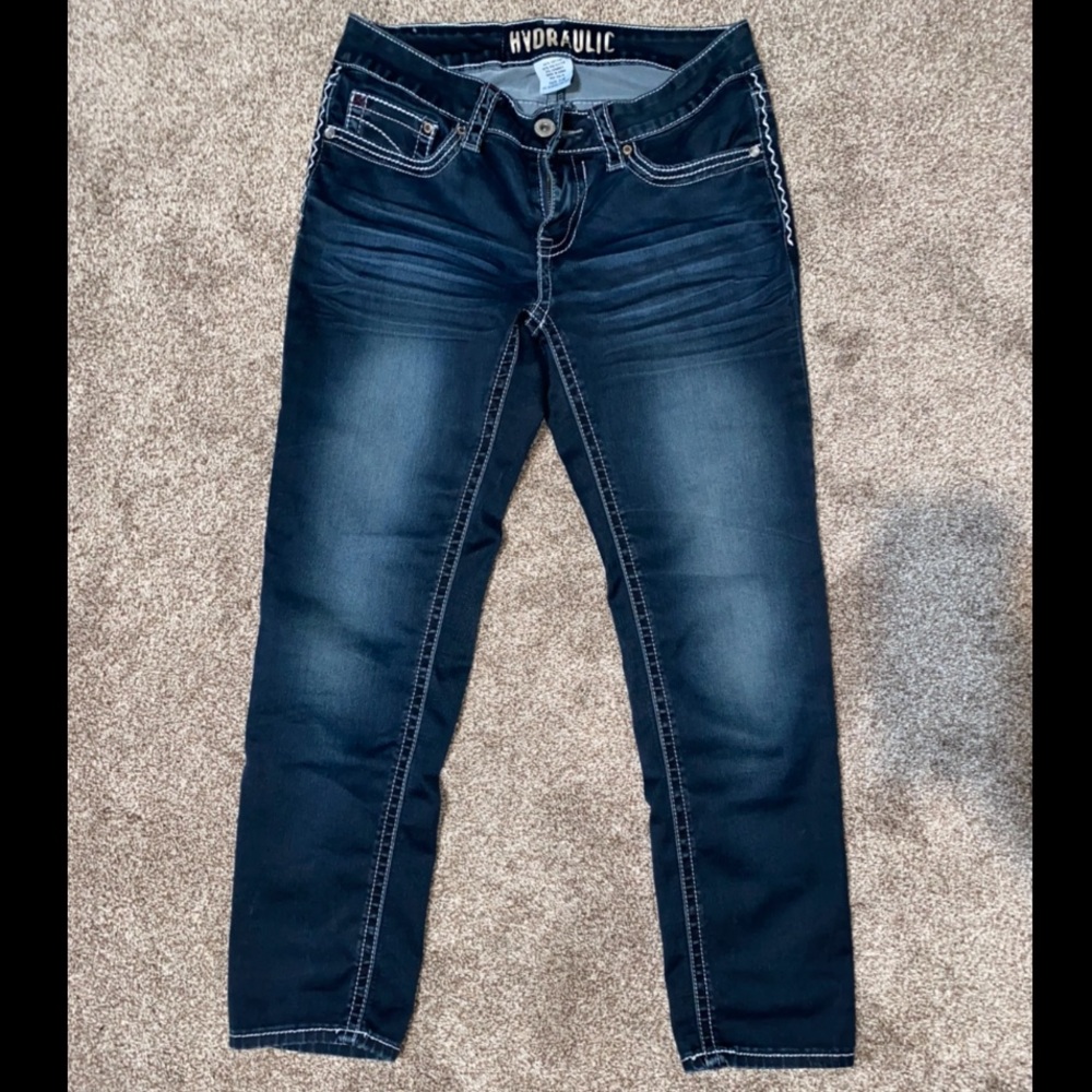 Hydraulic Capri blue jeans